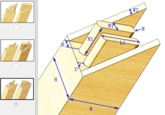 Chinese Mortise and Tenon Design 120