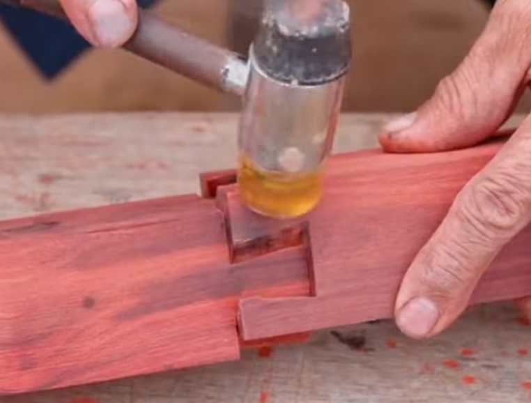 Clamping mortise and tenon joint during glue-up process