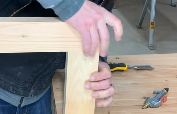Clamping a blind mortise and tenon joint during final assembly