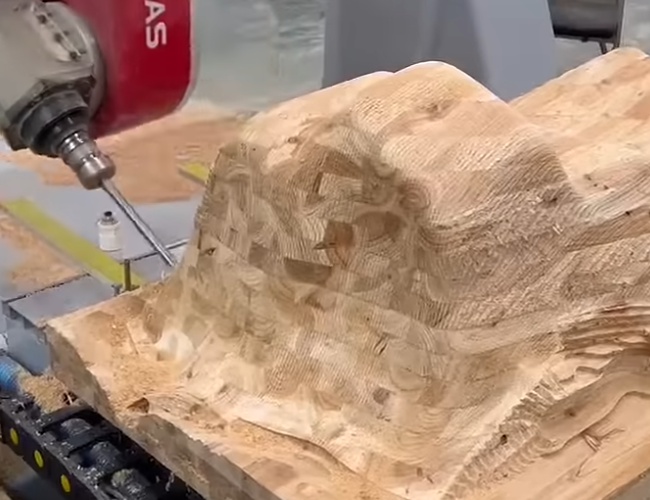 Side-by-side comparison of manual woodworking and CNC routing 2