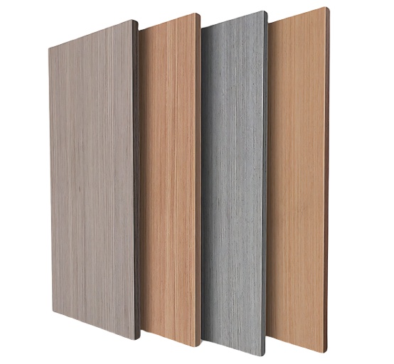 Comparison of plywood grades A, B, C, and D surface quality samples