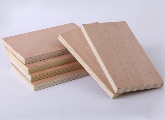 Hardwood plywood surface with smooth sanded finish